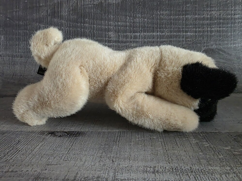 Russ Berrie Poncho Pug Puppy Dog Plush 9” Stuffed Animal Toy #3485 b263